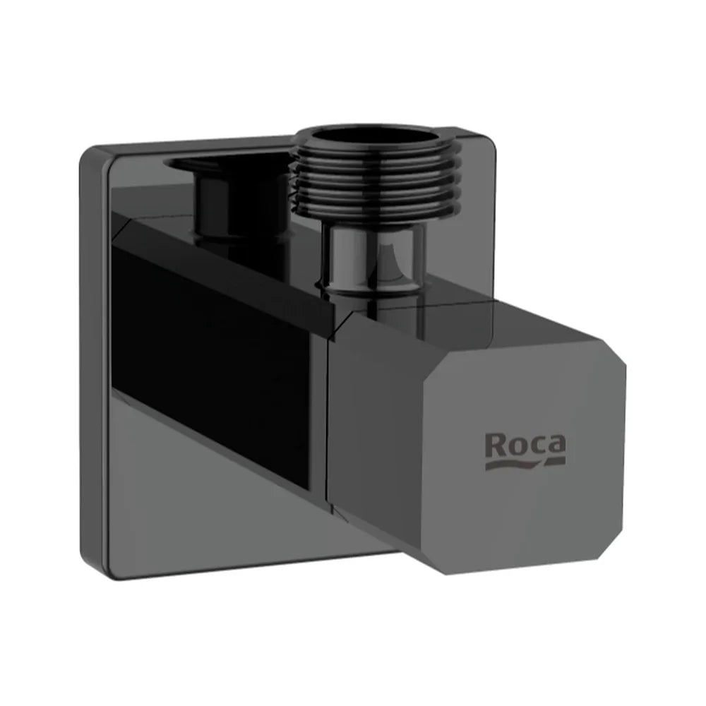 Llave de Corte de 1/2"-1/2" Titanio Square Aqua Negro Roca - Vista 1