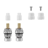 Kit de Montaje Cerámica para Griferías Bimando para Conexión de 1/2" y Mide 5 Cm Roca
