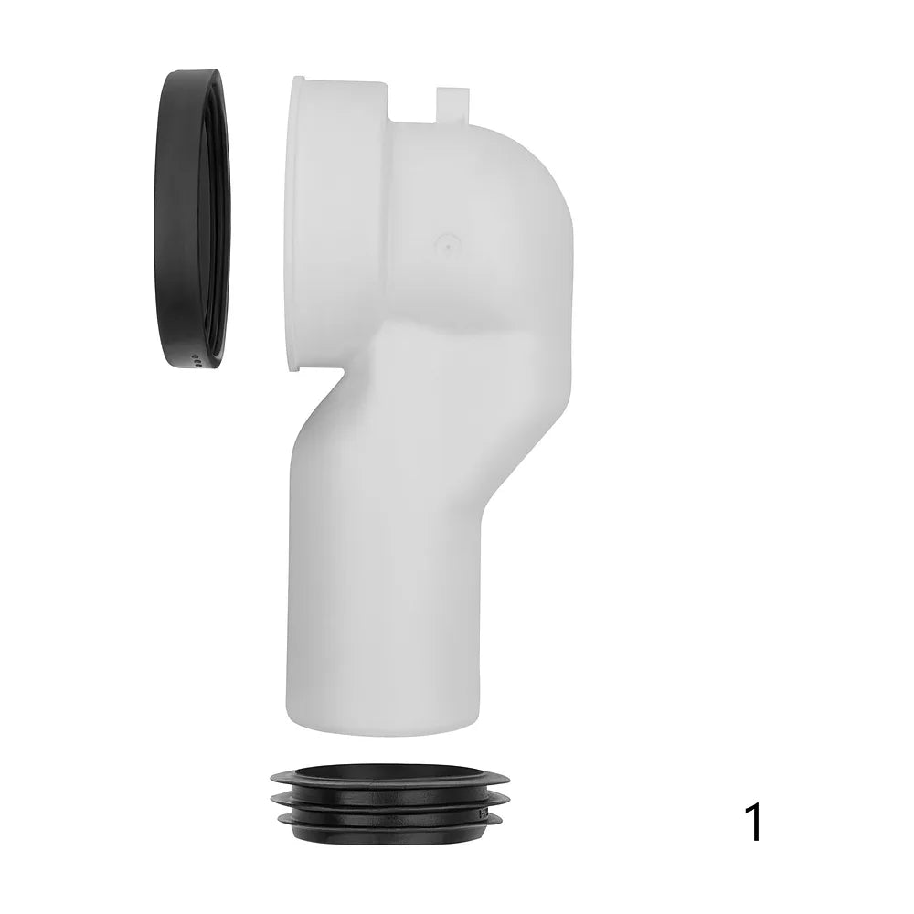 Inodoro a Suelo Rimless Adosado a Pared con Cisterna Empotrada Doble Descarga Basic Tank Colección The Gap Round Roca - Vista 4