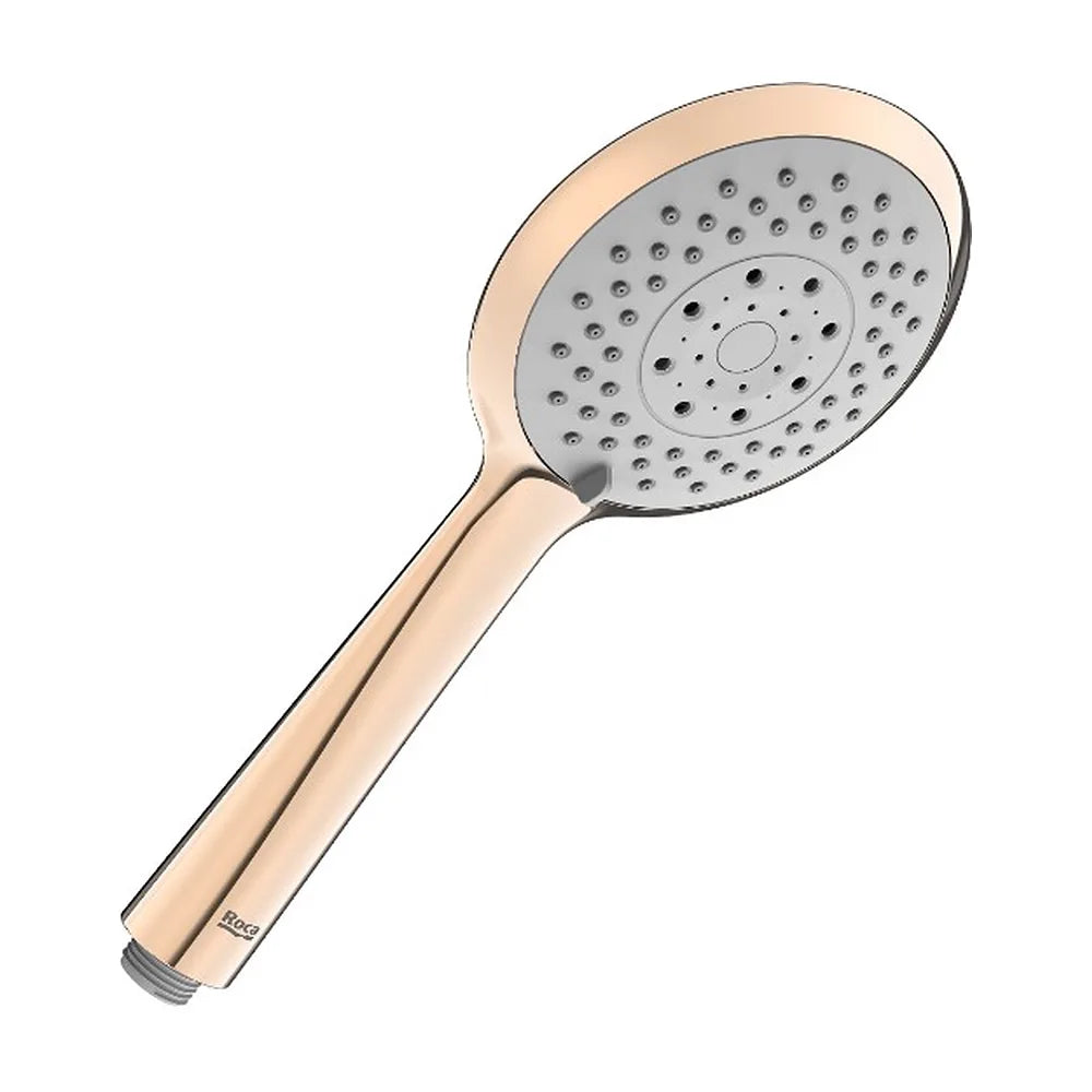 Ducha de Mano para Baño con 4 Funciones Oro Rosado Round 130 Sensum Roca - Vista 1