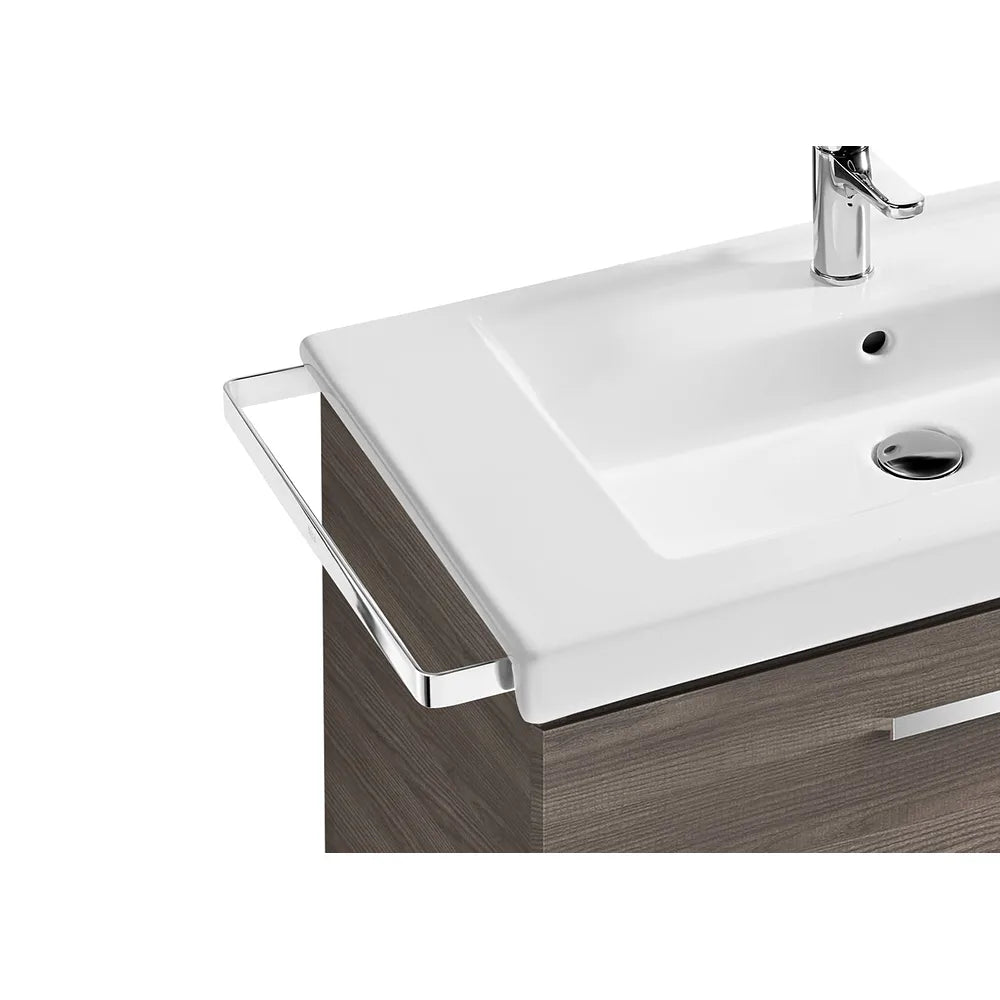 Mueble de Baño con Lavabo Centrado Unik de 100 cm Colección The Gap Blanco Brillo Roca - Vista 3