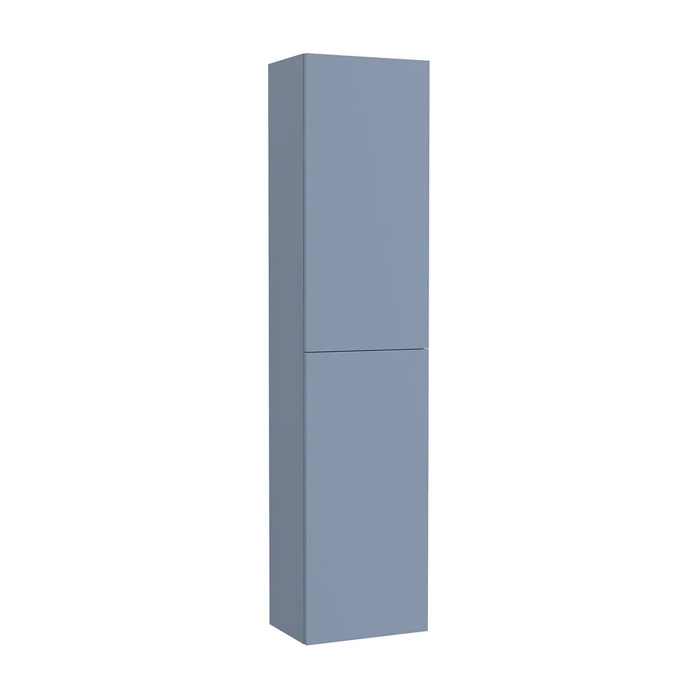Módulo columna auxiliar de baño reversible y suspendido en acabado azul mate Extra Roca - Vista 1