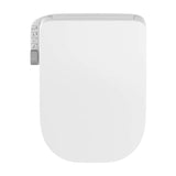 Asiento y Tapa con Panel de Control Fijo en Multiclean M4 Square 39 cm White Roca