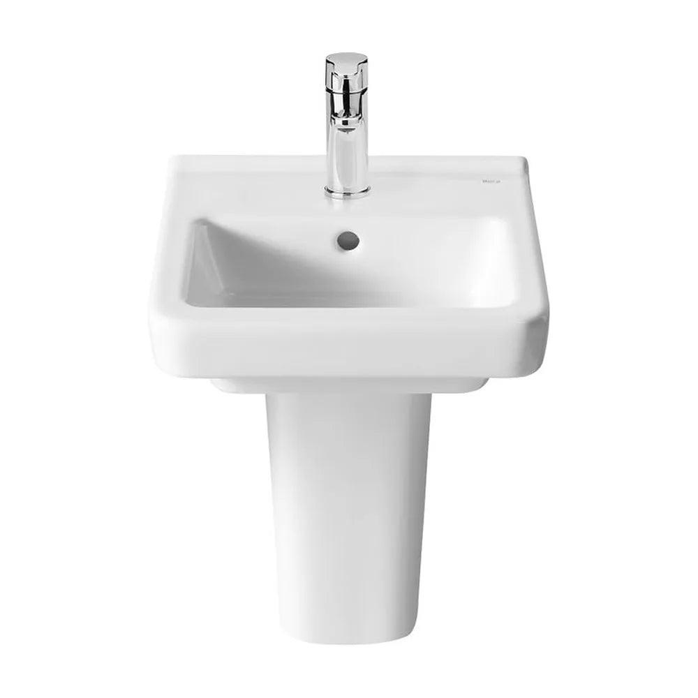 Lavabo para Instalación Mural Compacto Fineceramic Ona 40x32cm Blanco Mate Roca - Vista 3
