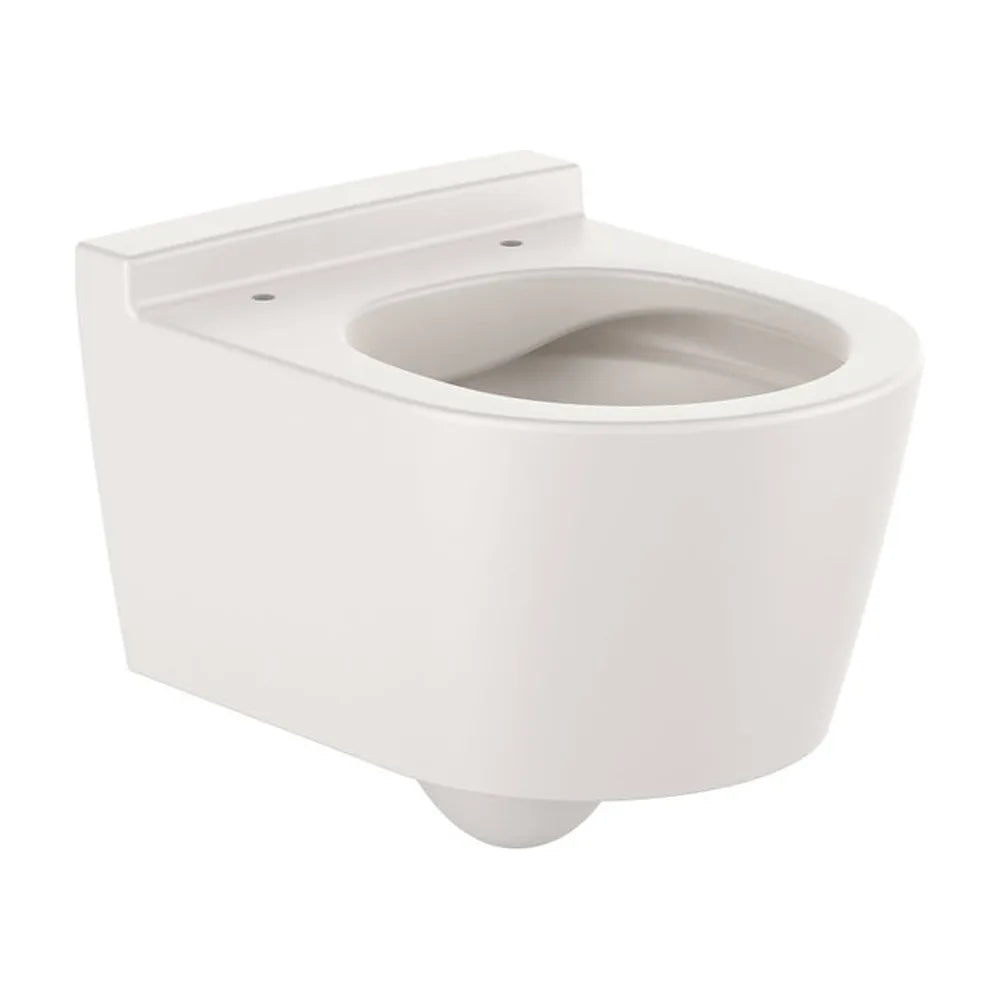 Inodoro compacto suspendido de 37 cm con un diseño redondo en acabado color beige Inspira Roca - Vista 1