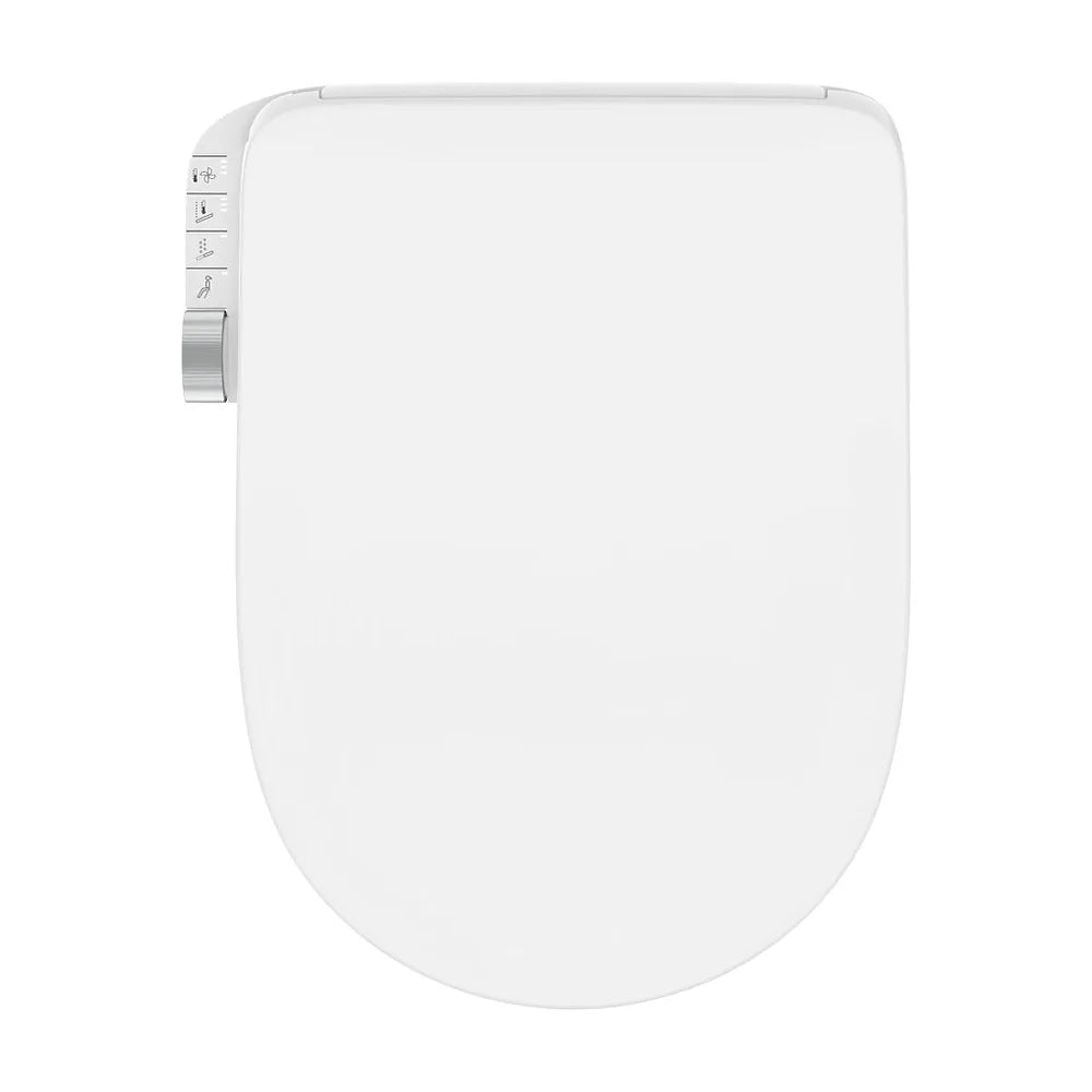 Tapa para inodoro inteligente de forma redonda con función de lavado y secado de 39x50 cm en color blanco ROCA - Vista 1