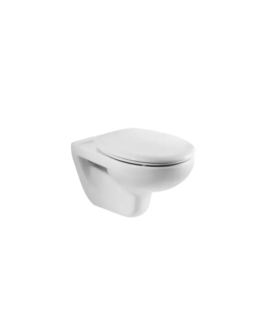 Roca Victoria Toilettes suspendue de 35,5 cm fabriquée en porcelaine de couleur blanche