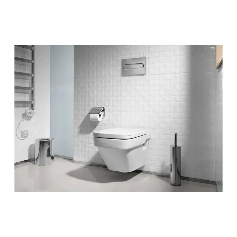 Roca Dama Inodore avec sortie horizontale de 36 cm fabriqué en porcelaine de couleur blanche Rimless