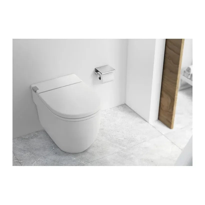Roca Meridian In Tank Toilette murale de 40 cm de profondeur en porcelaine de couleur blanche