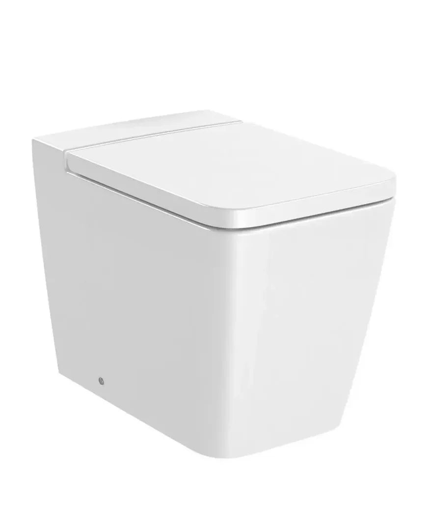 Roca Inspira Square Inodore Rimless avec sortie double pour réservoir haut ou encastré ou fluxor