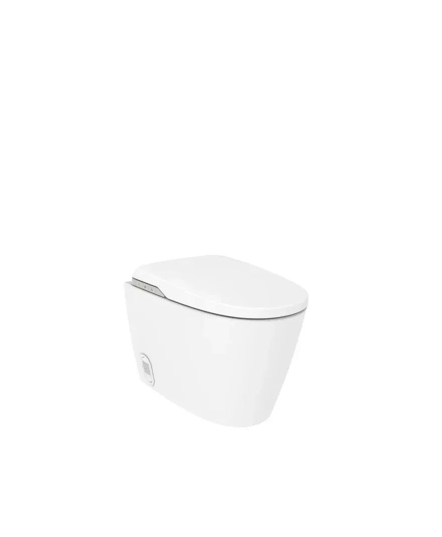 Roca In-Wash Inodore Smart fixé au mur avec couvercle et siège chauffant de couleur blanche