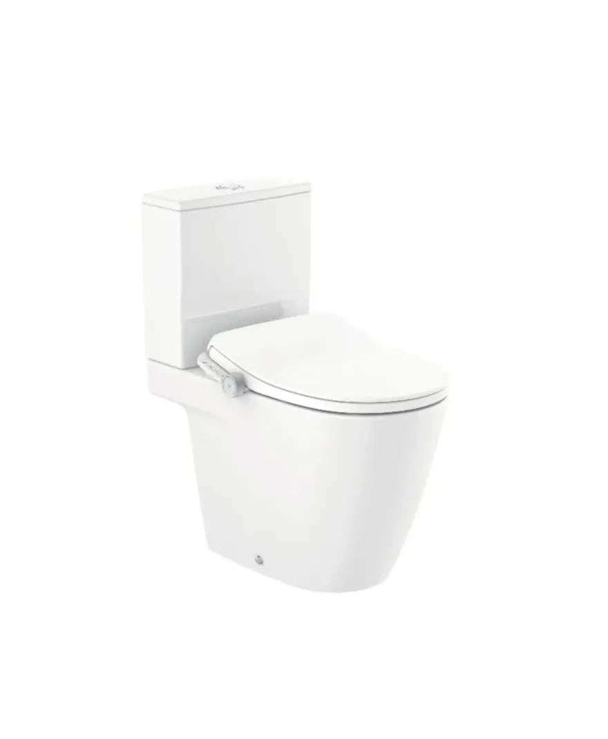 Roca Ona In Wash Toilette compacte smart fabriquée en porcelaine de couleur blanche avec des fonctions de lavage et de séchage