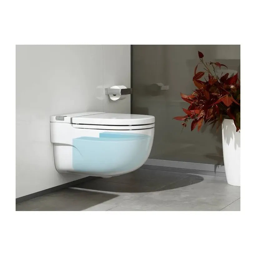 Roca Meridian In Tank Toilettes suspendues avec support en L de 40 cm fabriqué en porcelaine de couleur blanche