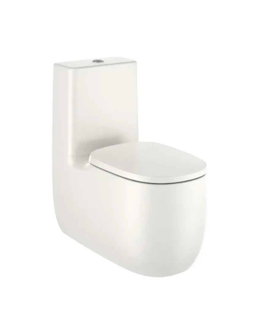 Roca Beyond Toilettes complètes de 39,5 cm fabriquées en porcelaine avec une finition beige