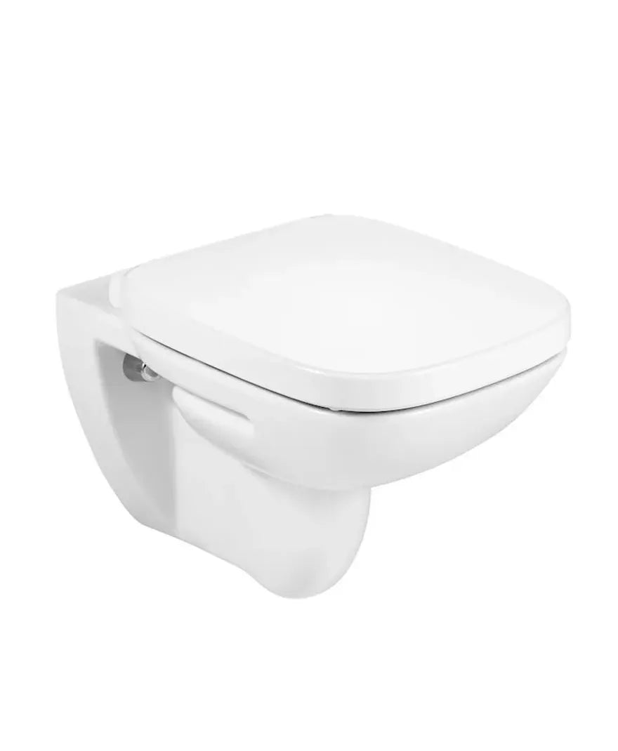 Roca Debba Toilette suspendue de 35,5 cm fabriquée en porcelaine de couleur blanche