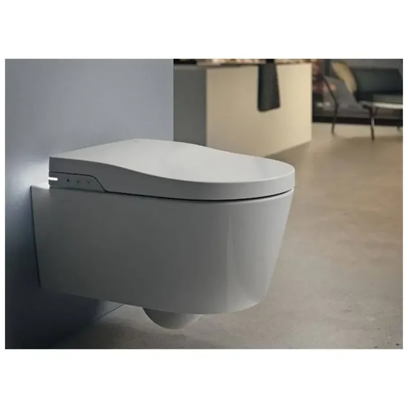 ROCA Inspira Pack In Wash Inodore suspendu avec réservoir encastré, châssis et plaque de commande Smart One toilette