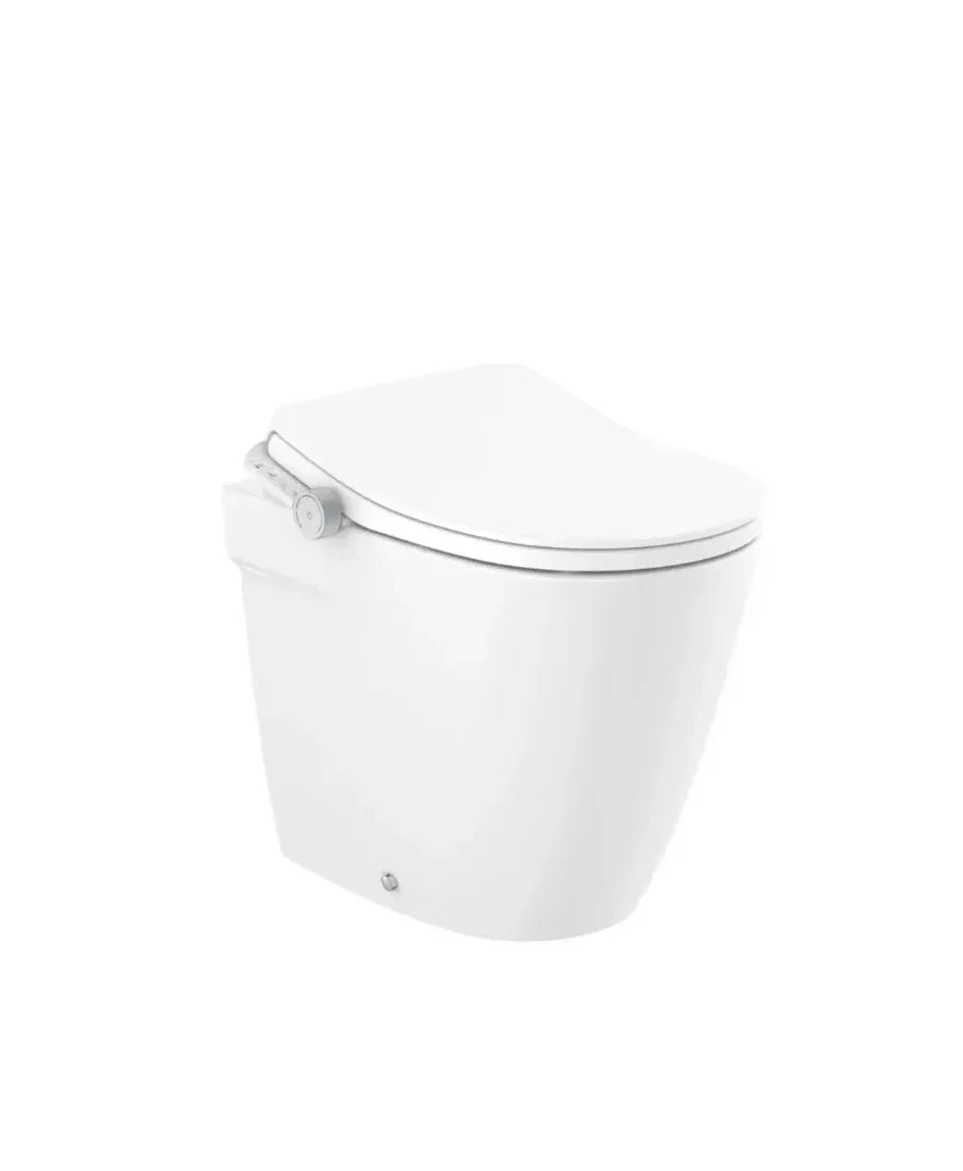 Roca Ona Toilette intelligente fabriquée en porcelaine de couleur blanche pour réservoir encastré avec fonction de lavage et de séchage