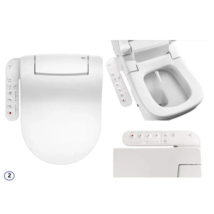 Pack inodoro Rimless Roca The Gap Round  suspendido y cisterna compact