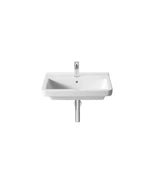 ROCA DAMA A327786000 Lavabo para instalación a mural de 55 cm fabricado en porcelana de color blanco
