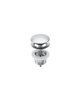 Roca Aqua A505401000 desagüe de Tipo click clack con tapón adecuado para bidet y lavabo de 6 5 cm Roca