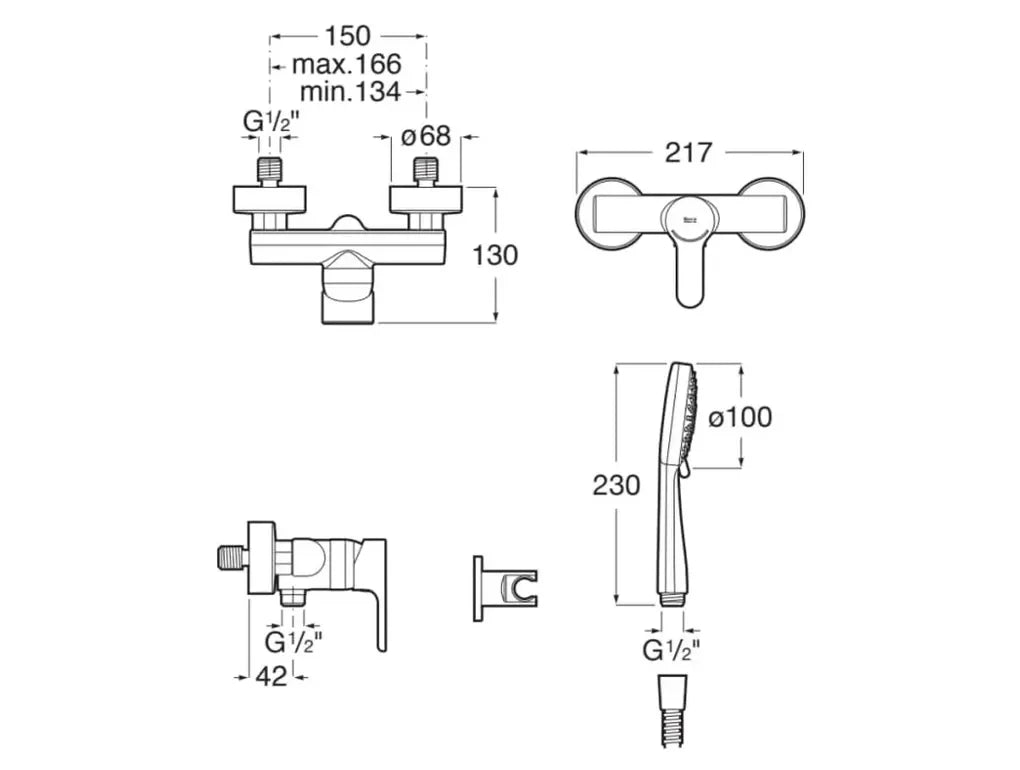 roca_l20_a5a2009nb4_mezclador_monomando_exterior_para_ducha_con_ducha_de_mano_flexible_de_1_75_m_y_soporte_de_ducha_fijo_2