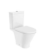 Roca The Gap Round Complete Rimless Toilet in Porcelain