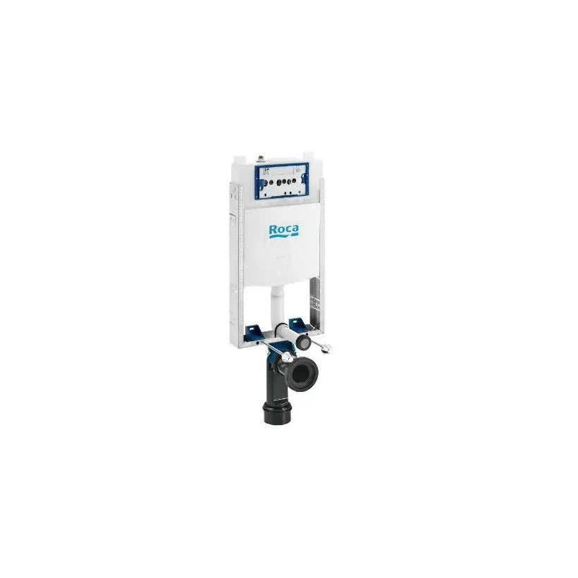 ROCA ROUND Pacote de vaso sanitário suspenso Rimless saída horizontal tampa com amortecimento caixa acoplada e placa de acionamento