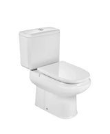 Roca Dama Retro Toilet with 40.5 cm vertical outlet made of white porcelain
