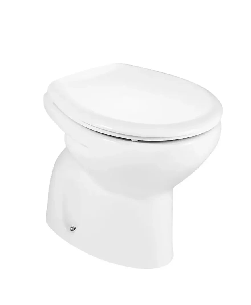 Roca Victoria Toilette avec sortie verticale de 35,5 cm fabriquée en porcelaine de couleur blanche