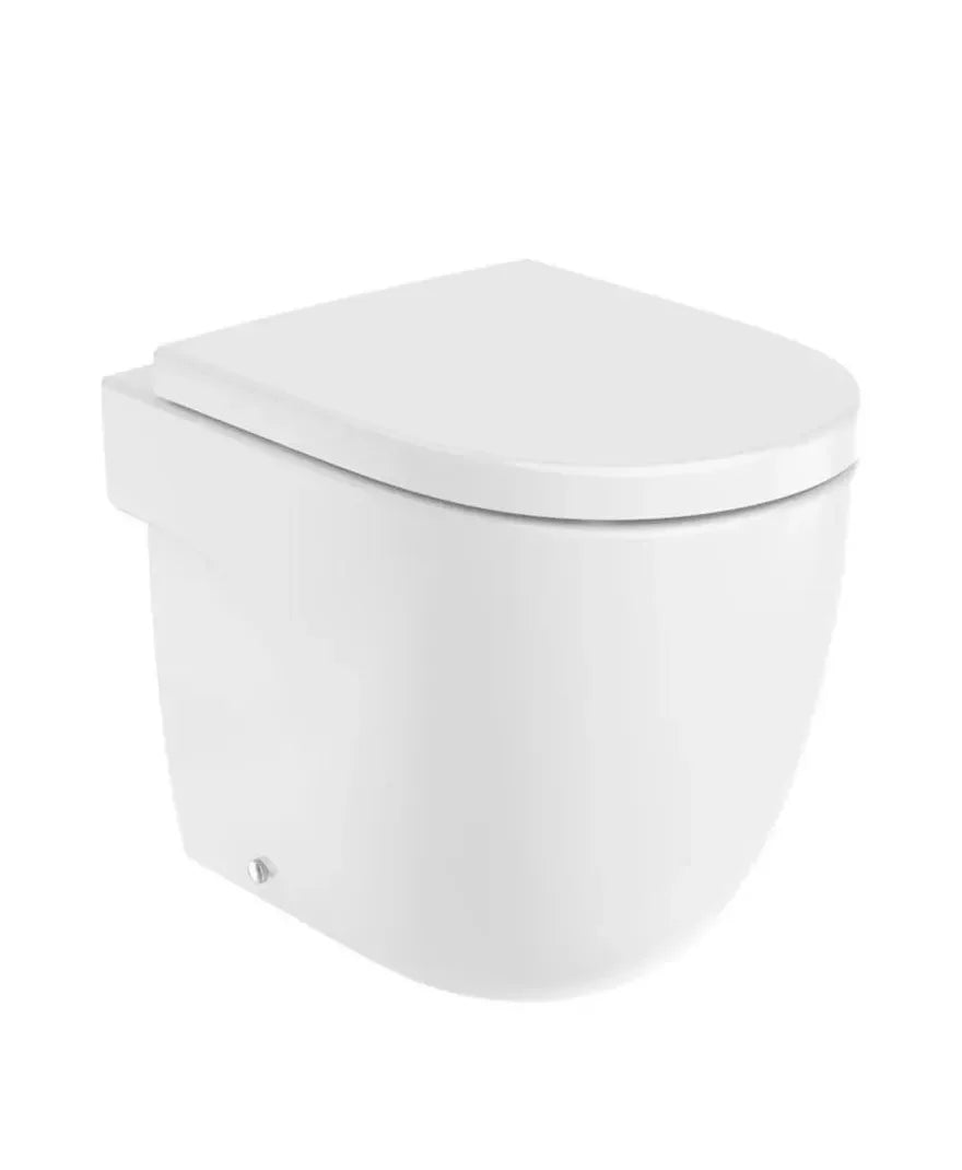 Roca Meridian Inodore à réservoir haut de 36 cm fabriqué en porcelaine de couleur blanche