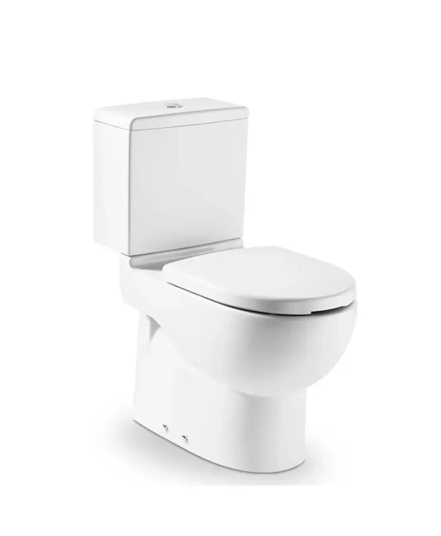 Roca Meridian Toilette complète pour personnes à mobilité réduite fabriquée en porcelaine de couleur blanche