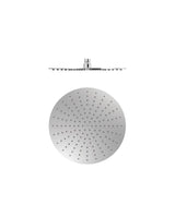 Rociador de ducha circular extrafino con rótula orientable en acero inoxidable con acabado cromado Tres