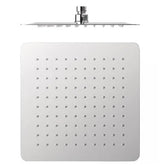 Rociador de ducha cuadrado con rótula orientable fabricado en acero inoxidable con acabado cromado TRES