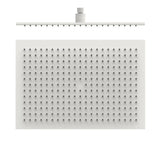 Rociador para la ducha rectangular en latón con acabado blanco mate TRES