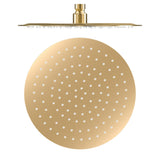 Rociador redondo 30 cm acero inoxidable oro mate con protección PVD de Valaz
