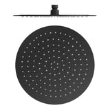 Rociador redondo 40cm acero inox negro mate de Valaz