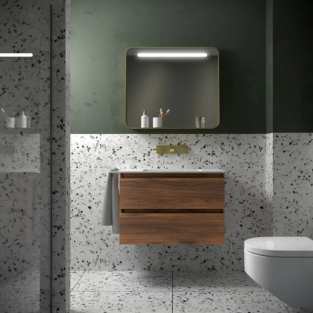 Mueble de Baño con Lavabo y 2 Cajones Salgar Spirit - Vista 1