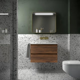 Bathroom Vanity Unit with Basin and 2 Drawers Salgar Spirit