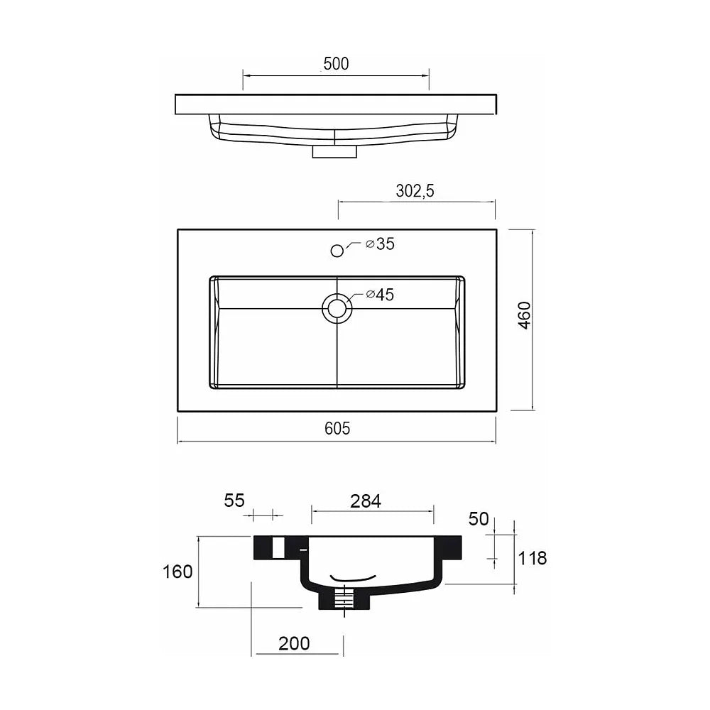 Mueble de Baño Salgar Spirit 60 cm Blanco Brillo - Vista 13