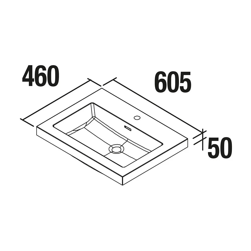 Mueble de Baño Salgar Spirit 60 cm Blanco Brillo - Vista 12