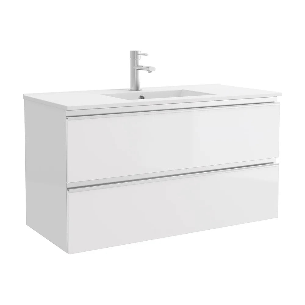 Mueble de Baño con Lavabo y 2 Cajones Salgar Spirit 100 cm - Vista 1