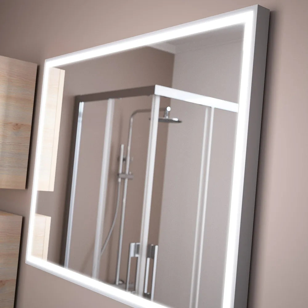 Mueble de Baño con Patas con Lavabo y 3 Cajones Salgar Spirit 100 cm Blanco Brillo - Vista 3