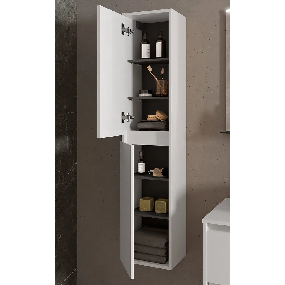 Lavabo de Baño Salgar Noja 90 cm Blanco Brillo - Vista 4