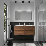 Bathroom Vanity Unit with Basin and 4 Drawers Salgar Noja 120 cm