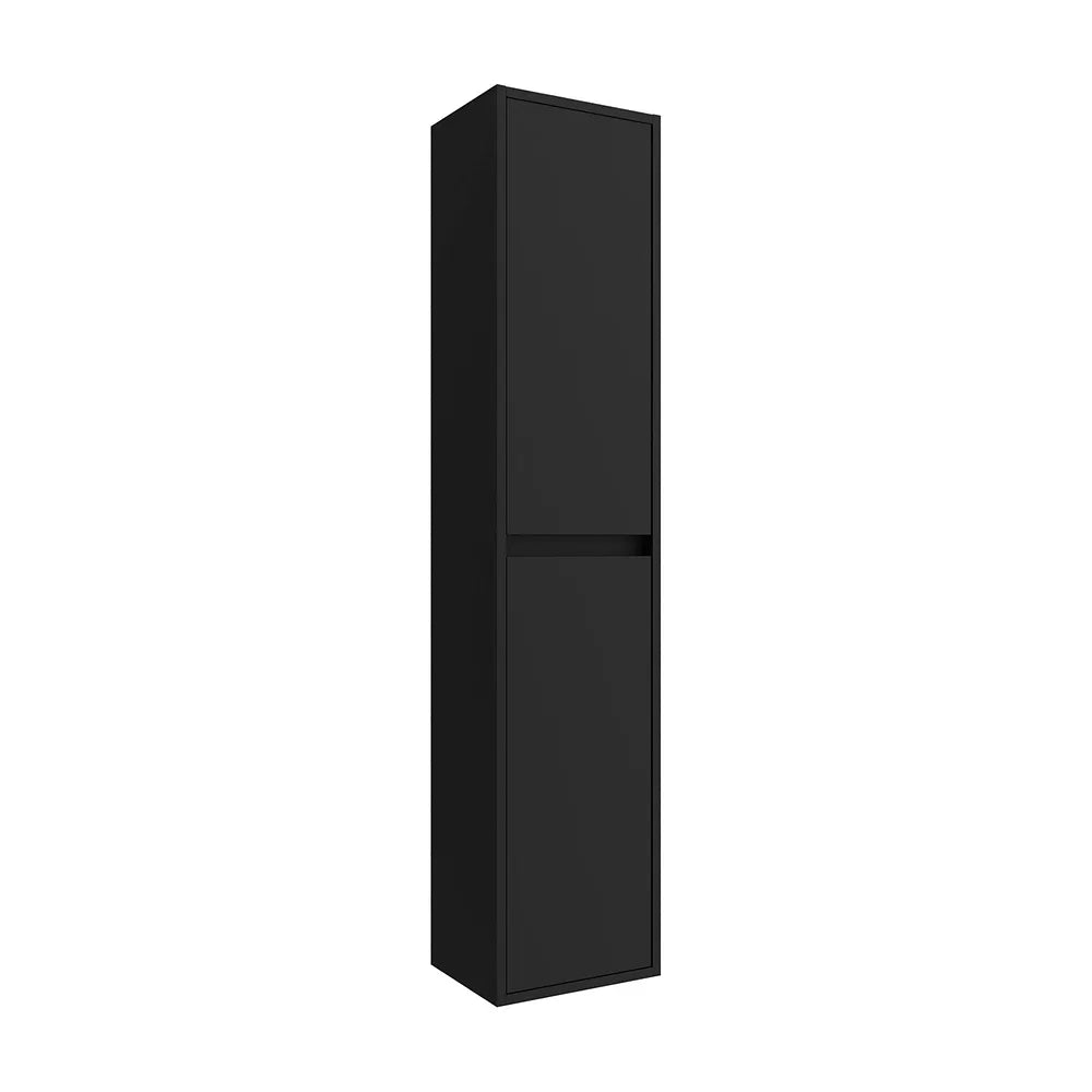 Mueble de Baño con Lavabo y 4 Cajones Salgar Noja 120 cm Negro Satinado - Vista 3
