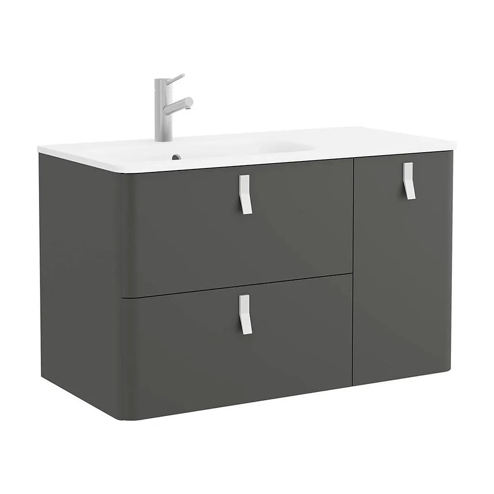Mueble de Baño con Lavabo Salgar Uniiq 90 cm Gris Antracita - Vista 1