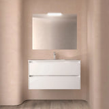 Mueble de Baño con Lavabo y 2 Cajones Salgar Noja