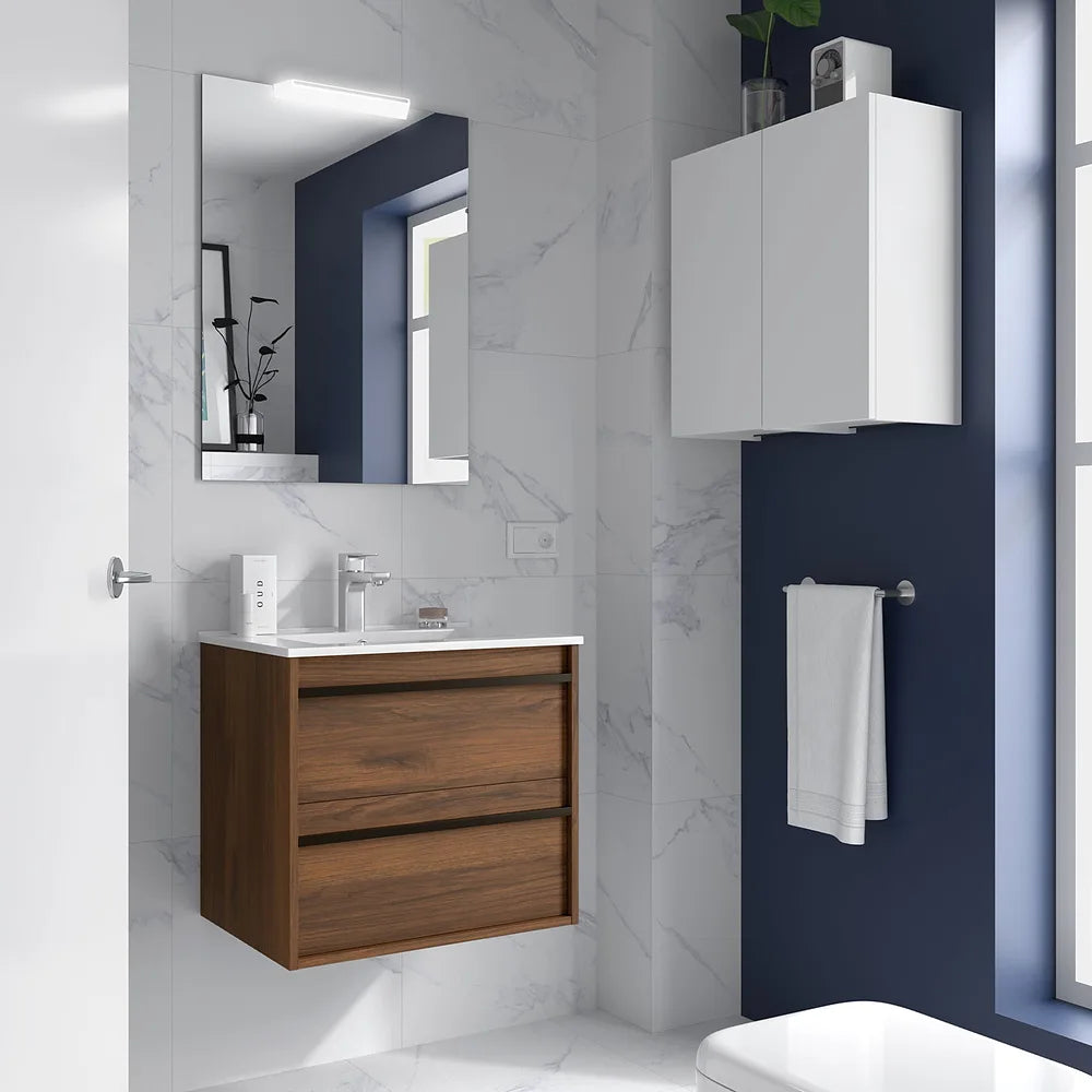 Mueble de Baño Suspendido 2 Cajones Salgar Attila 60 cm - Vista 1