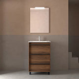 Bathroom Vanity Unit with Basin and 3 Drawers Salgar Attila 60 cm