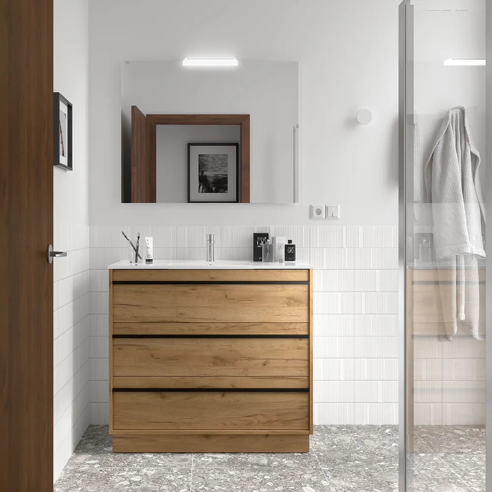 Mueble de Baño con Lavabo y 3 Cajones Salgar Attila - Vista 1